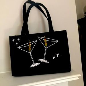 Embroidery Martini Bag